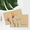 Great Papers! Faux Kraft Thank You Note Card and Envelope, Paradise, 4.75" x 3.375"(folded), 50 count